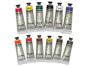 Blick Artists' Acrylic Set - Assorted, Set of 12 color, 2 oz tubes