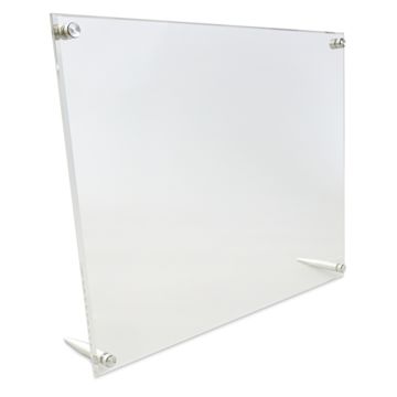 Open in modal - Wexel Art Acrylic Panel Frame - Tabletop, Silver Hardware, 9" x 12"