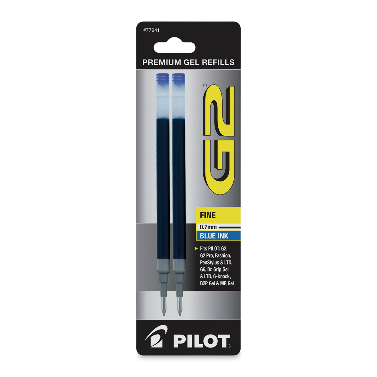 Pilot G2 PenStylus, 0.7 mm Pen Point, Assorted Barrel Colors, - 3 / Pack -  Black Ink 