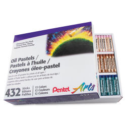 Pentel Oil Pastel Set - Version 2 Assorted Colors, Set of 432