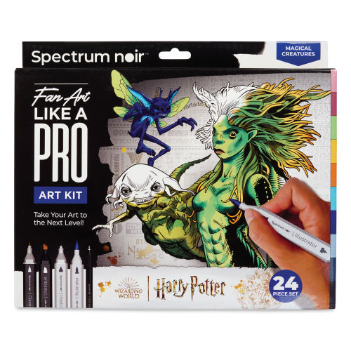 Spectrum Noir Harry Potter Pro Fan Art Markers - Magical Creatures, Kit of  24