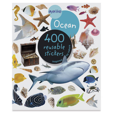 Eyelike Ocean Reusable Stickers, Book Cover
