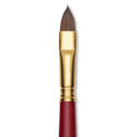 Blick Master Synthetic Kolinsky Brush - Long Handle, Filbert, Size 12