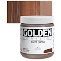 Golden Heavy Body Artist Acrylics - Burnt Sienna, 8 oz Jar