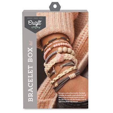 Open in modal - Craft Crush Bracelet Box Kit - Blush (In packaging)