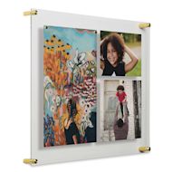 Wexel Art Single Panel Acrylic Display Frame - 19" x 23", Gold Hardware