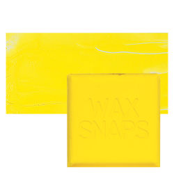 Enkaustikos Wax Snaps Encaustic Paints - Cadmium Yellow Light, 40 ml cake
