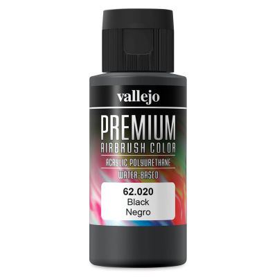 Vallejo Premium Airbrush Colors - 60 ml, Black