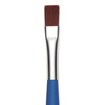 Open in modal - Da Vinci Forte Basic Synthetic Brush - Flat, Short Handle, Size 12, close-up