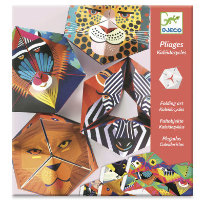 Djeco Origami Kit - Front of package of Flexanimals Kit