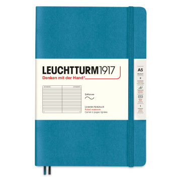 Leuchtturm1917 Ruled Softcover Notebook - Ocean, 5-3/4" x 8-1/4"