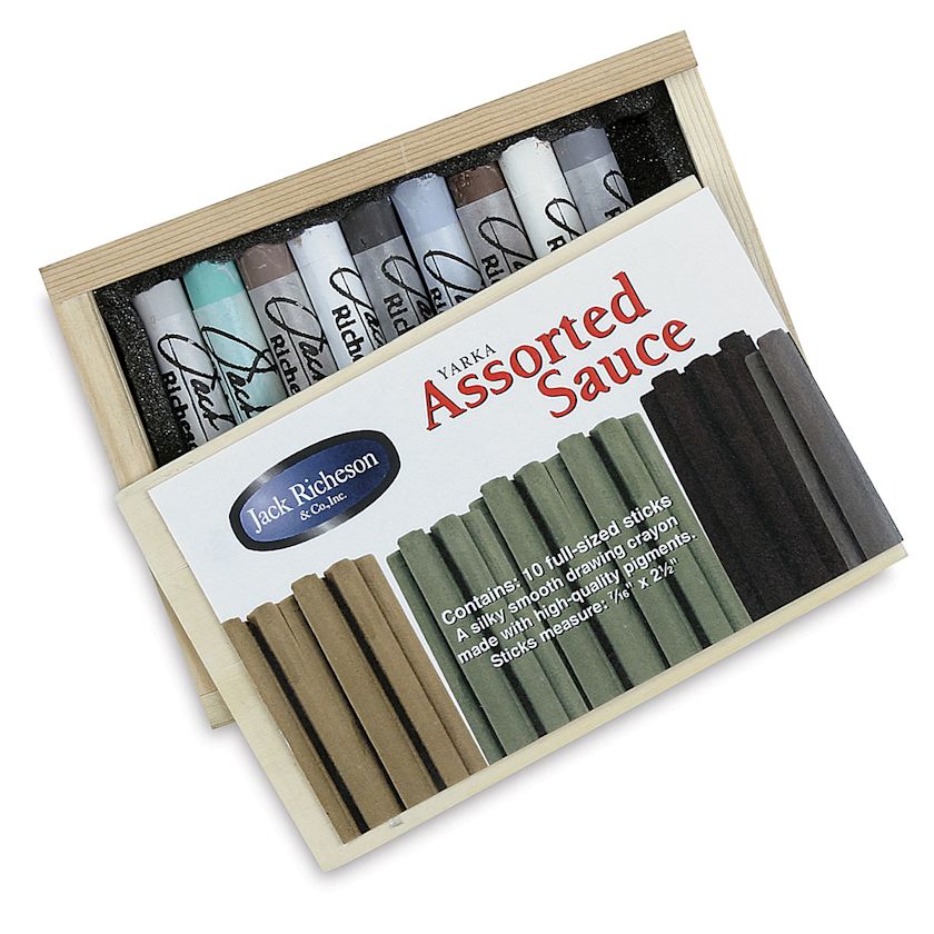 Yarka Assorted Sauce Classic Drawing Crayons BLICK Art Materials