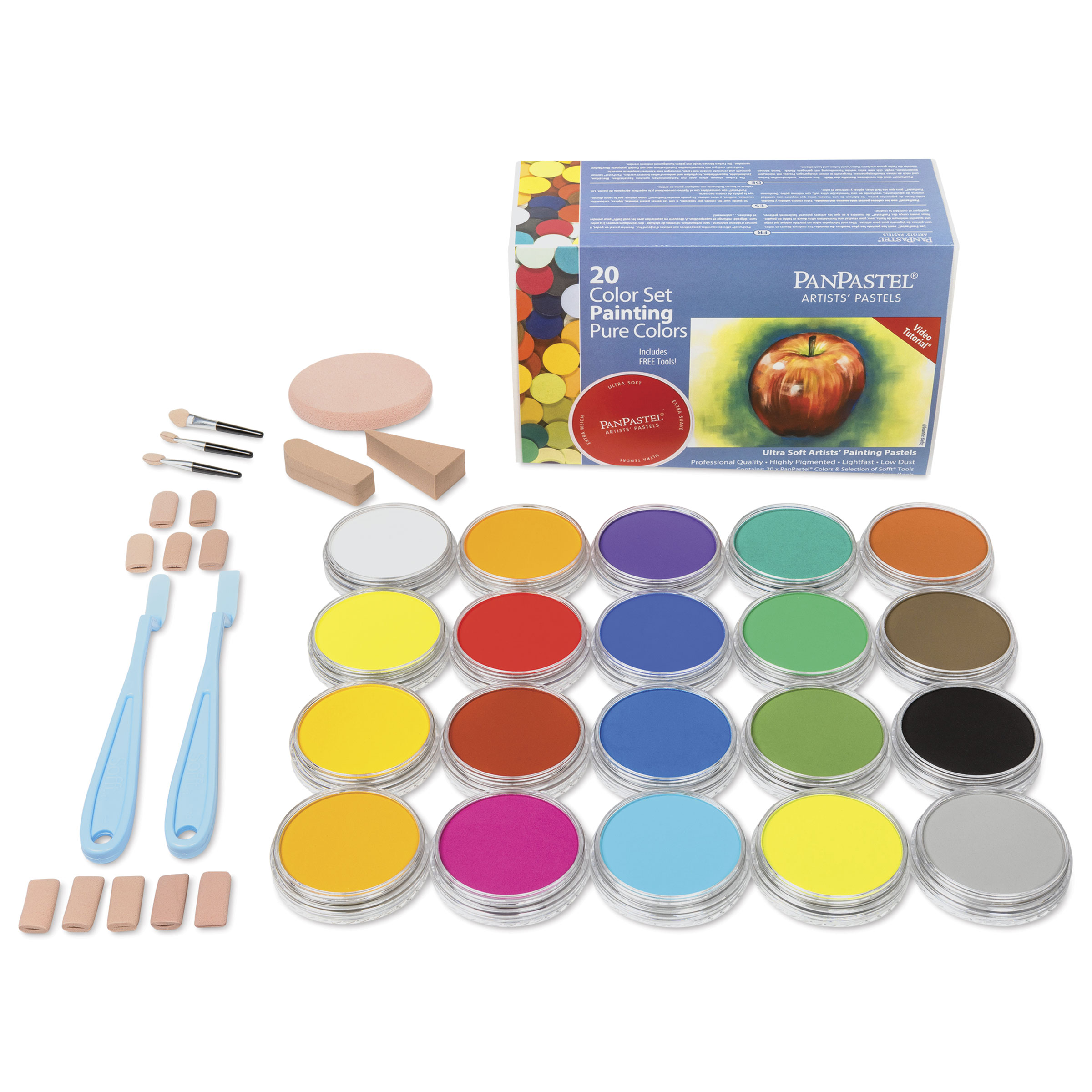 PanPastel Artists' Painting Pastels Set - Painting Colors, Set of