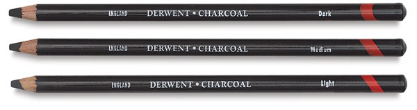  Derwent Charcoal Pencils, Pack, 4 Count (39000) : Artists  Charcoals : Arts, Crafts & Sewing