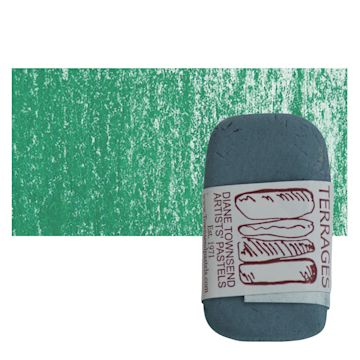 Open in modal - Townsend Terrages Pastel - Phthalo Green 143 pastel and swatch
