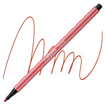 Open in modal - Stabilo Pen 68 - Rust Red  pen and swatch