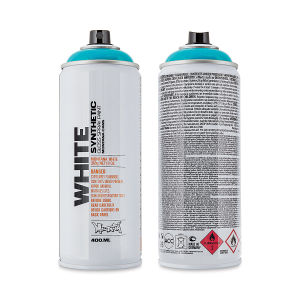 Montana White Spray Paint - Light Blue, 400 ml can