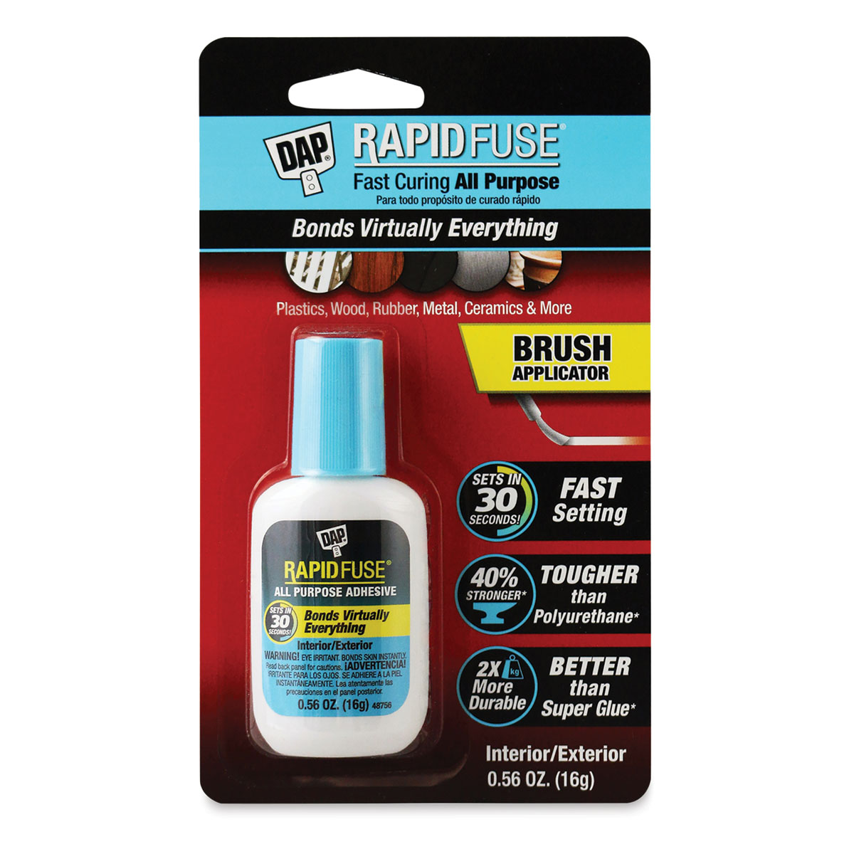 DAP RapidFuse Plastic Primer Kit 3-Gram Liquid All Purpose