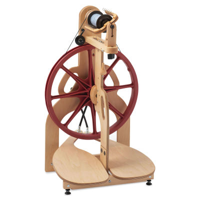 Schacht Ladybug Spinning Wheel, front