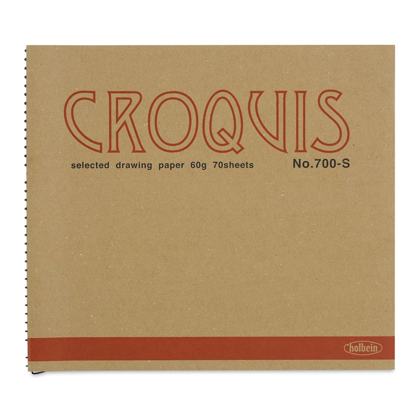 Holbein Croquis Drawing Book 81/2" x 91/2", Landscape, 70 Sheets