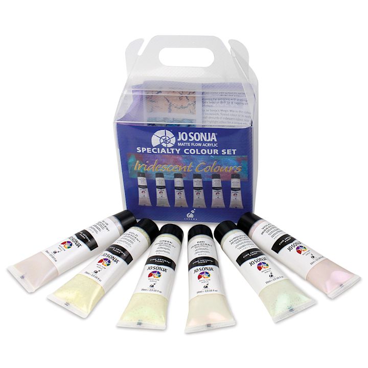 Chroma’s Jo Sonja Specialty Acrylic Paints - Iridescent, Set of 6 ...