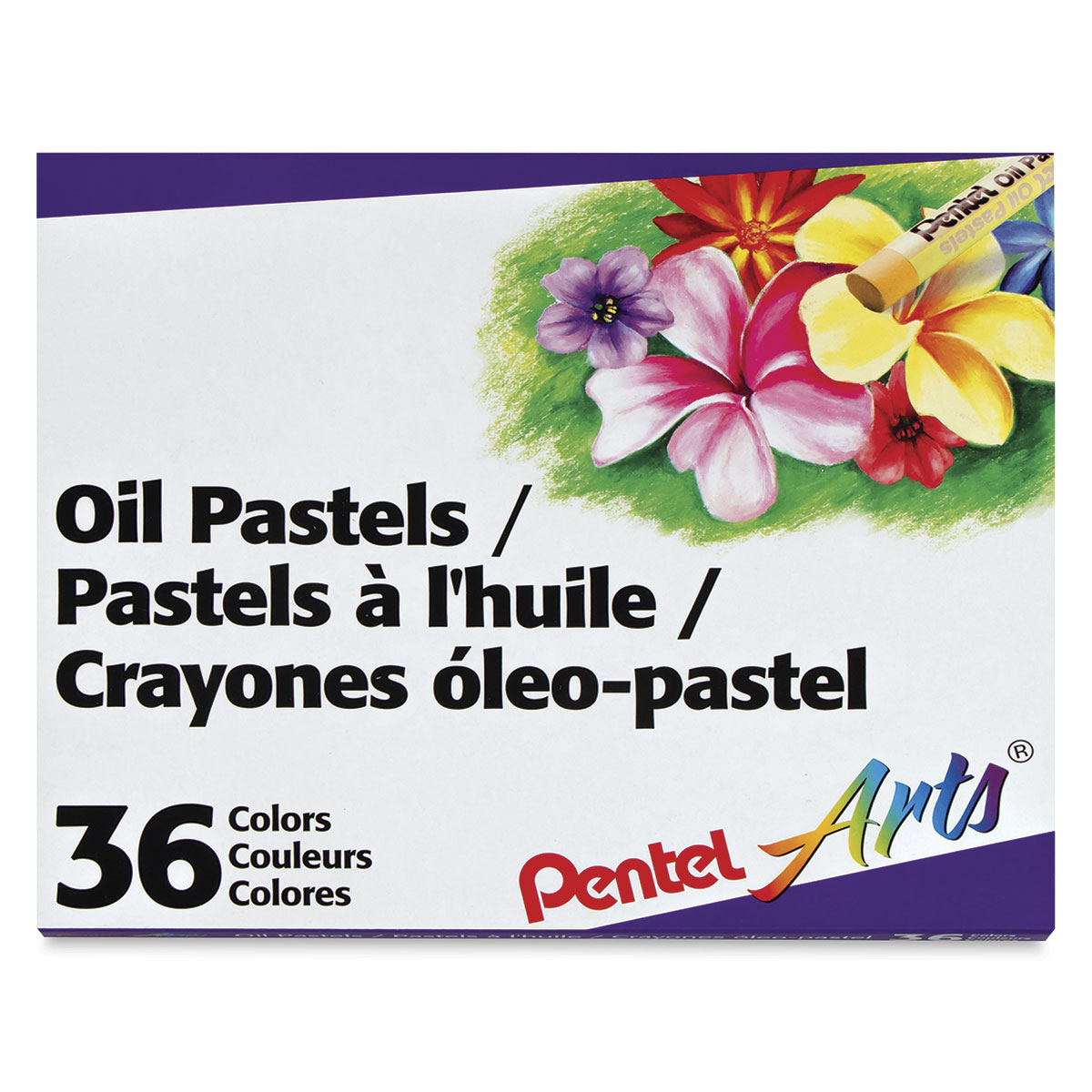 Pentel Oil Pastel Set - Assorted Colors, Set of 50