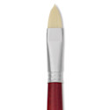 Escoda Marfil Synthetic Bristle Brushes - Series 4460 Filbert, Size 16, Long Handle