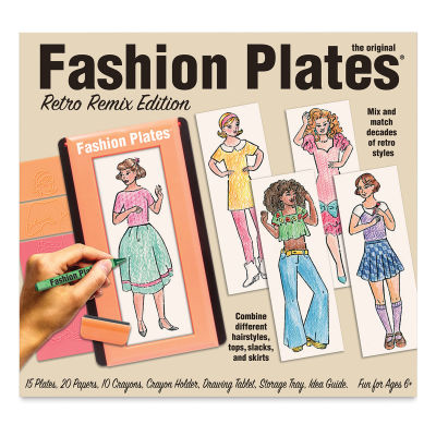 Fashion Plates Retro Remix Kit - Front of Package