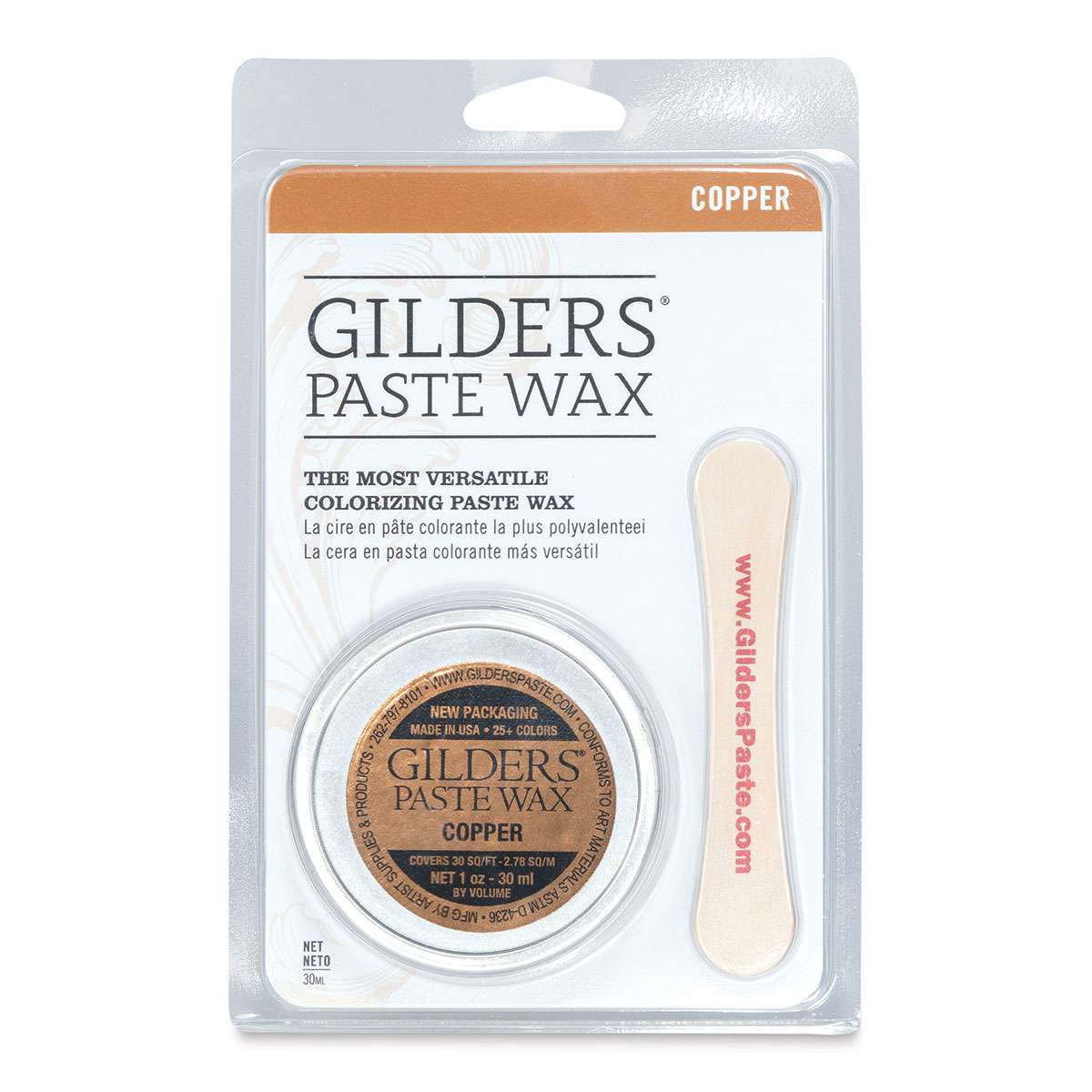 Wax paste, Gilders Paste®, canary yellow. Sold per 1-ounce