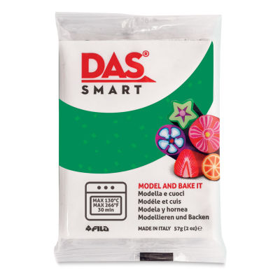 DAS Smart Polymer Clay - Green Glitter, 2 oz