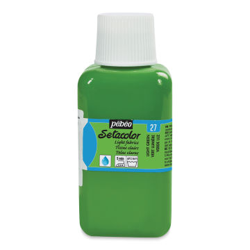 Pebeo Setacolor Fabric Paint - Light Green, Light Fabric, 250 ml bottle