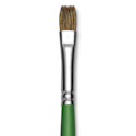 Blick Economy Sable Brush - Flat, Long Handle, Size 10