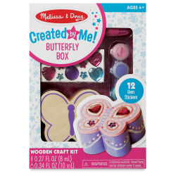 Melissa & Doug Created by Me Chests - Front of Butterfly Box Kit