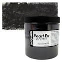 Jacquard Pearl-Ex Pigment - 4 oz, Carbon Black, Jar