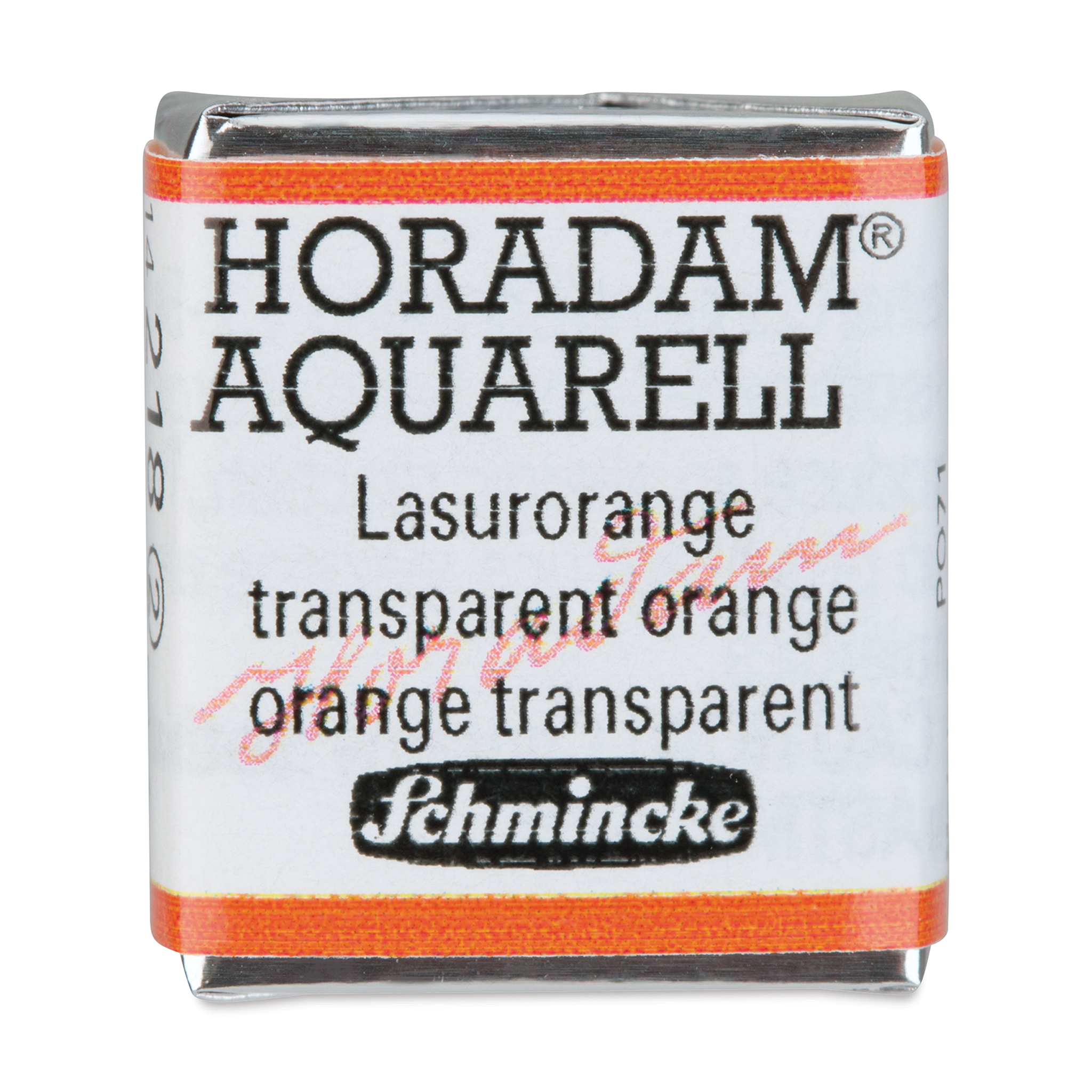 Schmincke Horadam Aquarell Artist Watercolor - Transparent Orange, 15 ml  tube