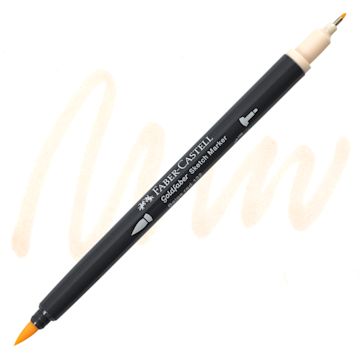 Open in modal - Faber-Castell Goldfaber Sketch Dual-Tip Marker - 132 Beige Red, swatch and marker