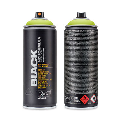 Montana Black Spray Paint - Wild Lime, 400 ml can