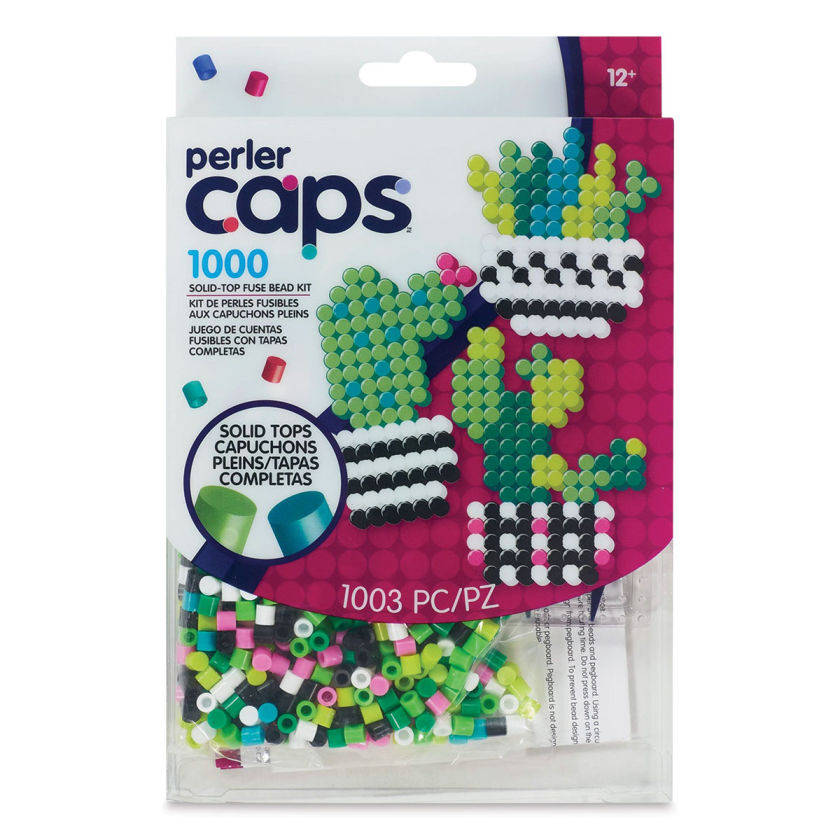 Perler Caps Kit - Cactus | BLICK Art Materials