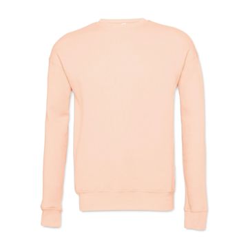 Open in modal - Bella + Canvas Unisex Sponge Fleece Drop Shoulder Sweatshirt - Peach, Small