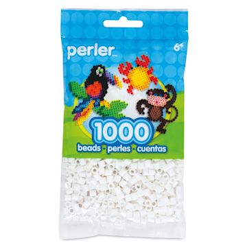 Open in modal - Perler Fused Bead Bag - White, Pkg of 1000 - front of packaging