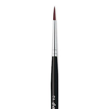 Open in modal - Da Vinci Top Acryl Synthetic Brush - Round, Short Handle, Size 2 close up