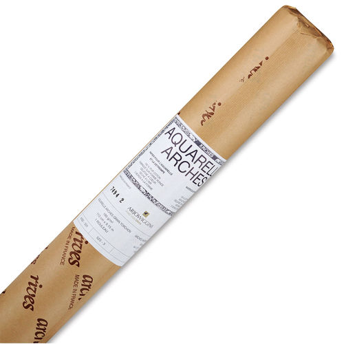 Arches Natural White Watercolor Paper - Rough, 51 x 10 yds, Roll