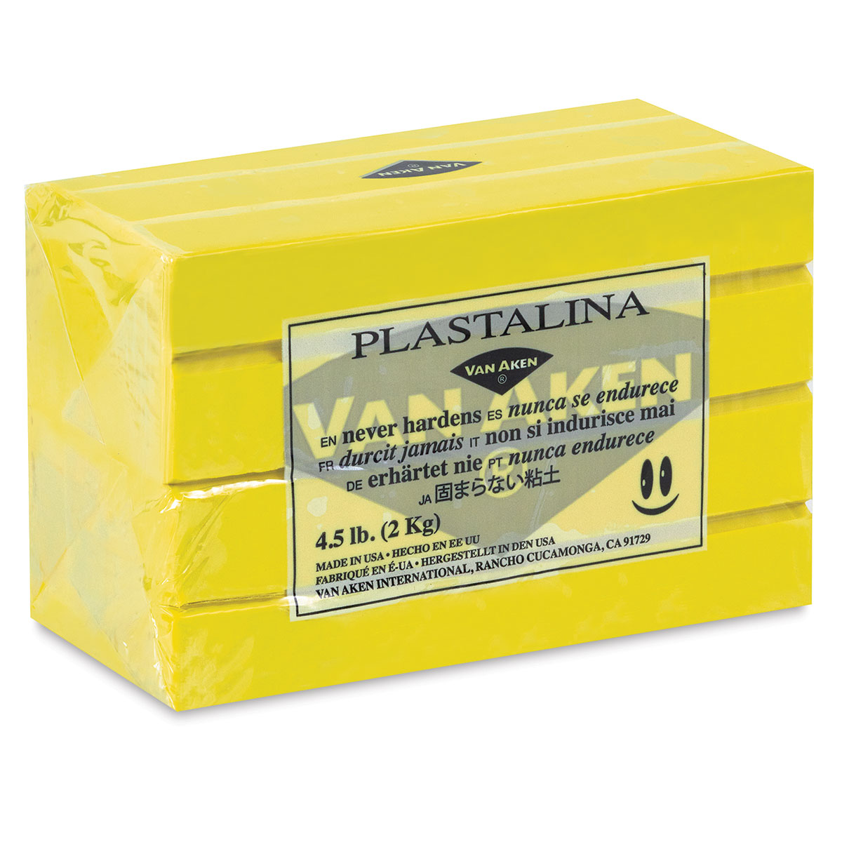 Van Aken Plastalina Modeling Clay 4 5 Lb Yellow Blick Art Materials