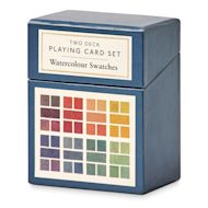 Roomytown Watercolor Swatches Playing Card Set