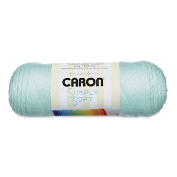 Open in modal - Caron Simply Soft Yarn - Soft Green