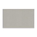 Ghent PremaTak Tackboard - 4 ft x 6 ft, Silver, Vinyl, Aluminum Frame