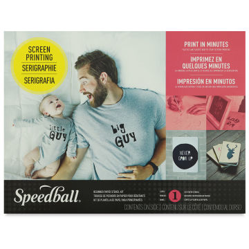 Open in modal - Speedball Beginner Paper Stencil Screen Printing Kit (Package front)