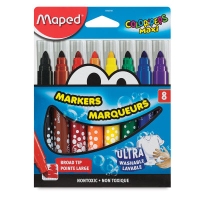 Maped Color'Peps Broad Tip Maxi Ultrawashable Markers