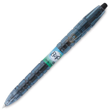 Pilot BeGreen Bottle 2 Pen - Single Black pen shown at angle

