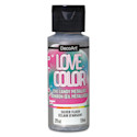 DecoArt Love, Color Acrylic Paint - Silver Flash